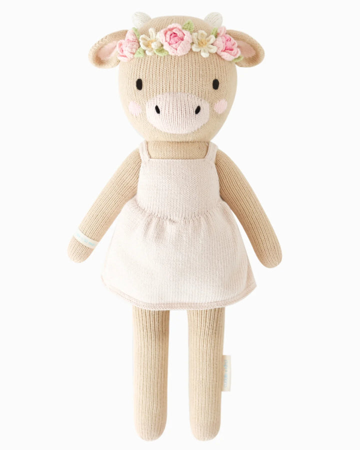 Little Amelia the Cow by Cuddle+Kind: Handmade Dolls