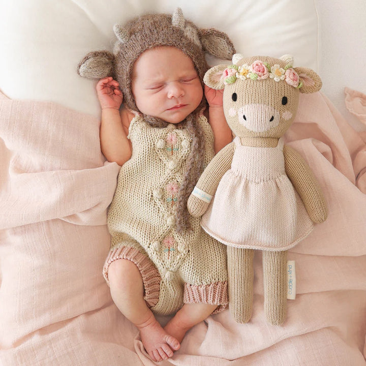 Little Amelia the Cow by Cuddle+Kind: Handmade Dolls