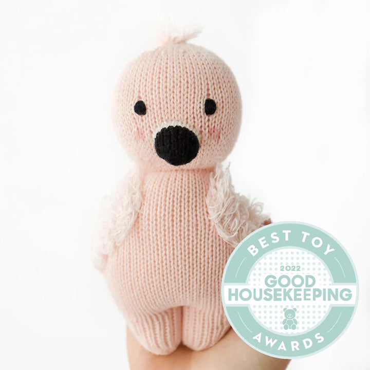 Baby Flamingo by Cuddle+Kind: Handmade Dolls