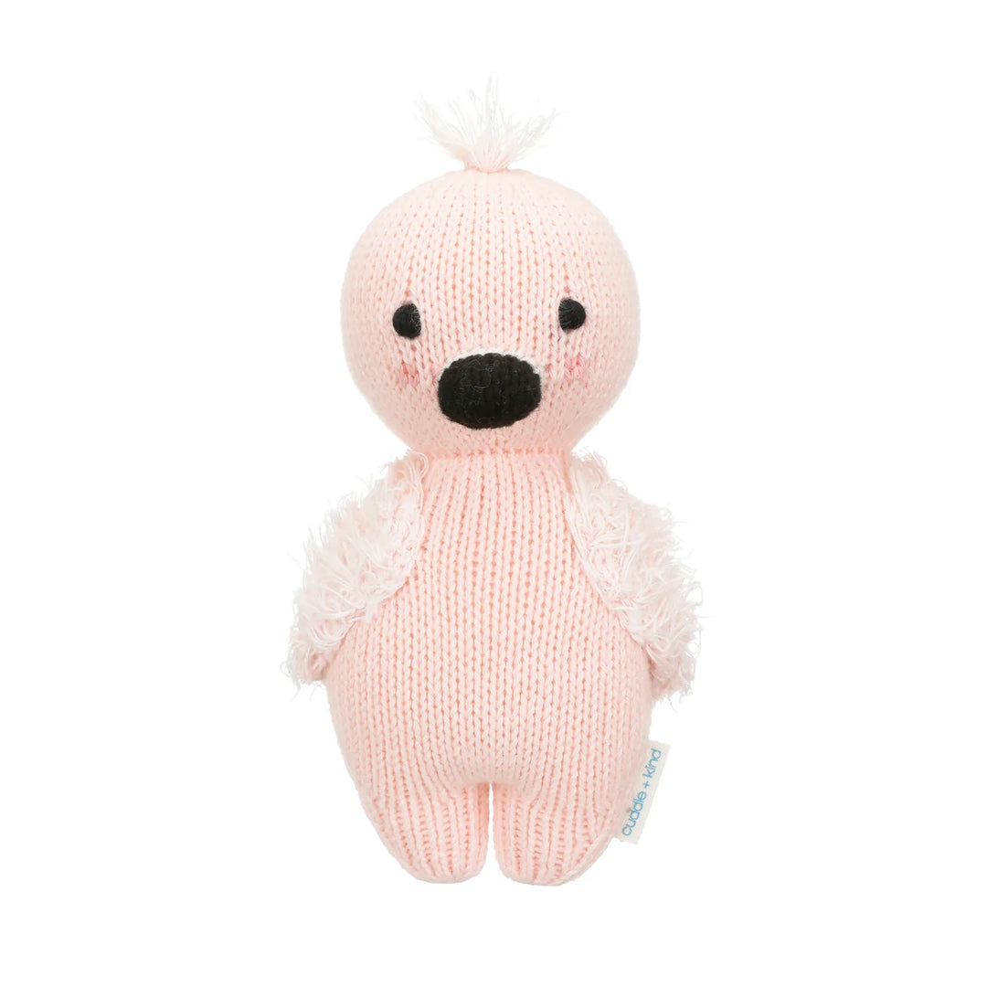 Baby Flamingo by Cuddle+Kind: Handmade Dolls