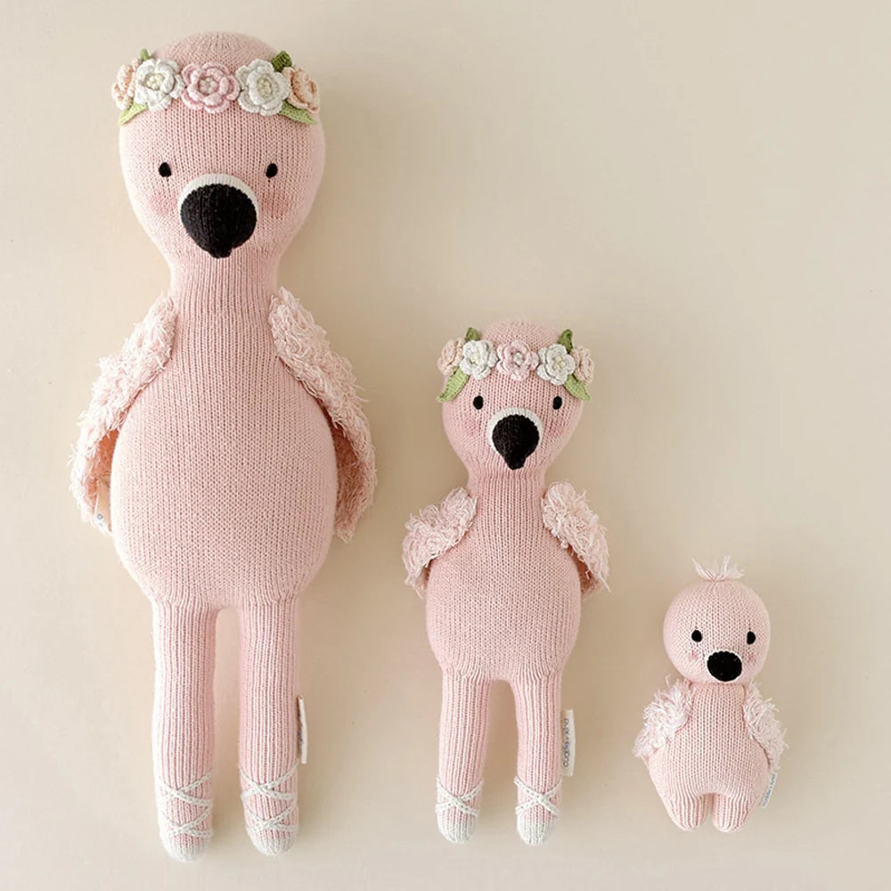 Baby Flamingo by Cuddle+Kind: Handmade Dolls