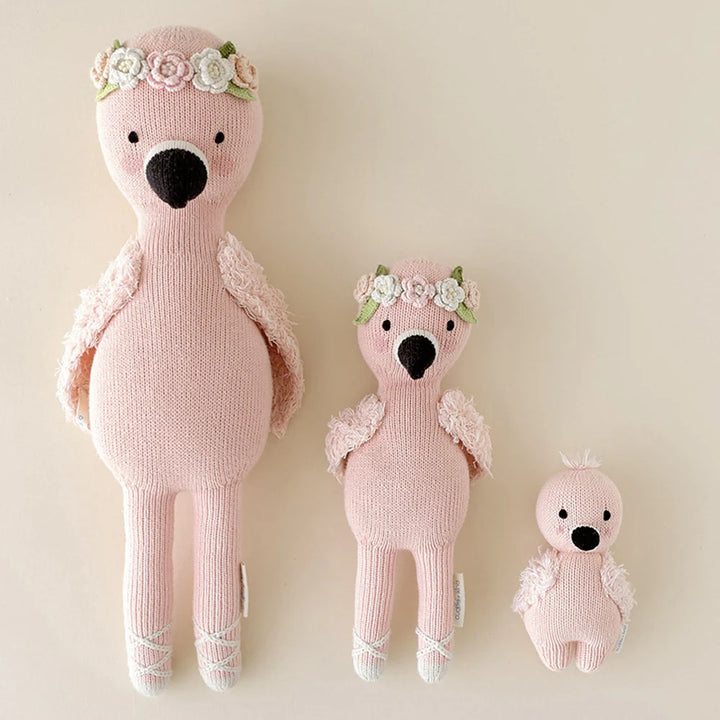Baby Flamingo by Cuddle+Kind: Handmade Dolls