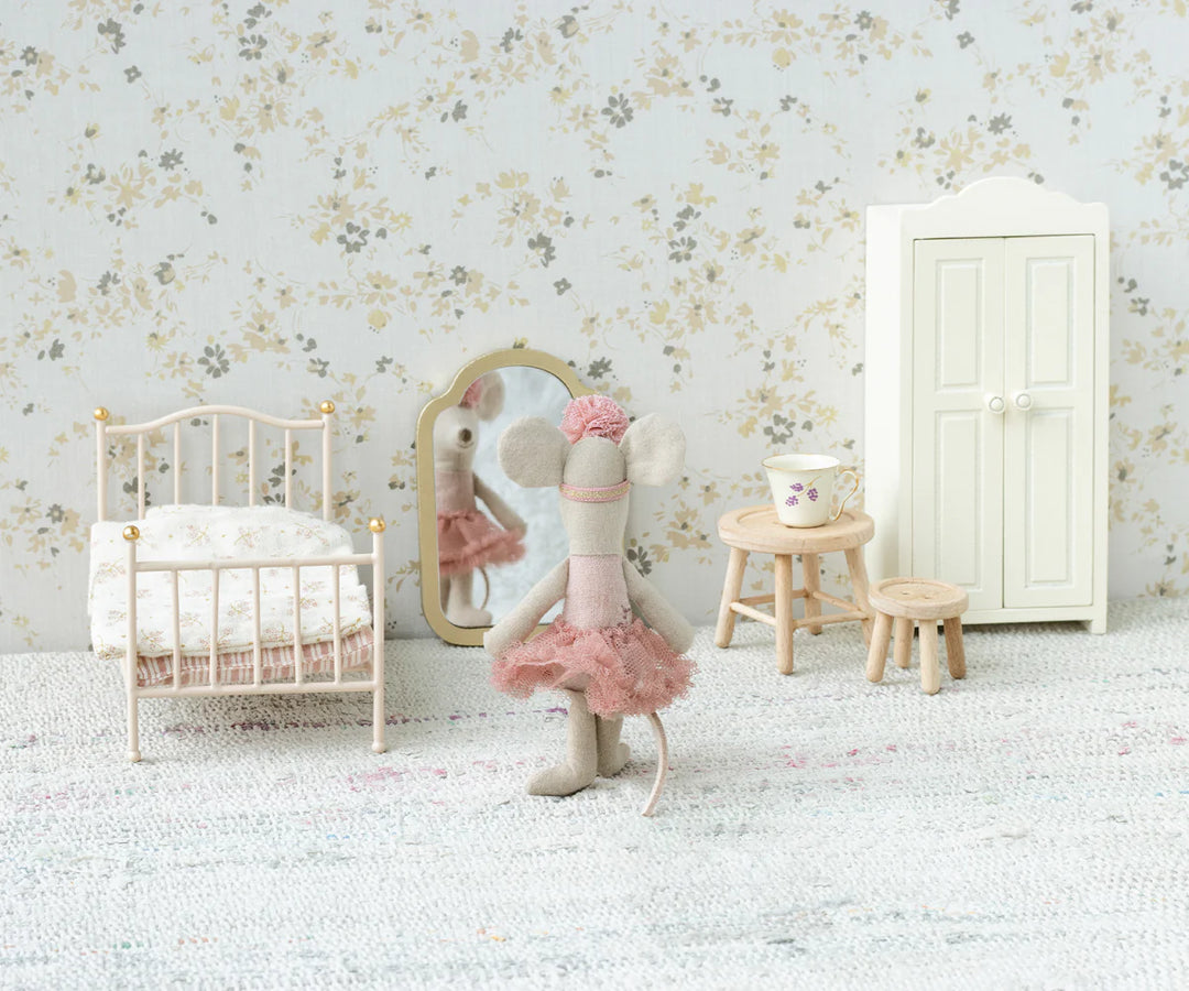 Maileg Ballerina Mouse Little Sister (rose)