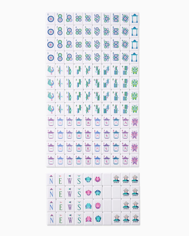 Cadet Debutante Mahjong Tiles by Oh My Mahjong