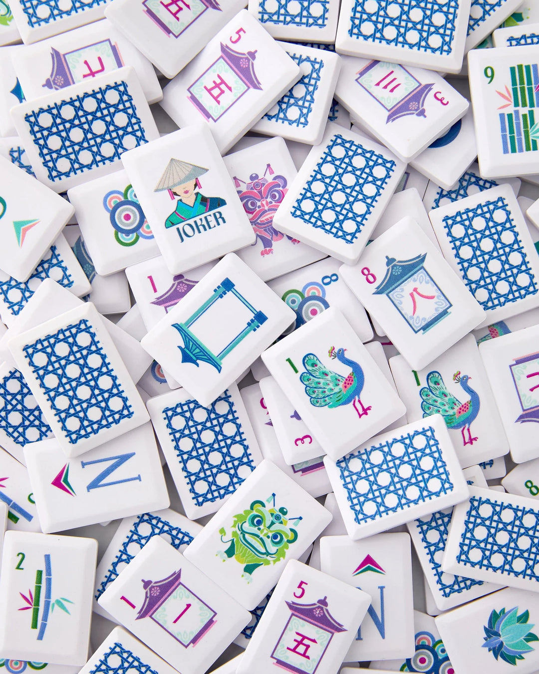 Cadet Debutante Mahjong Tiles by Oh My Mahjong