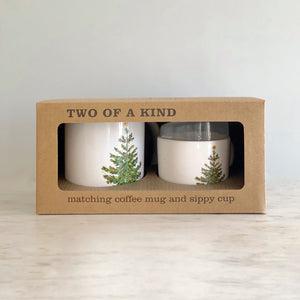 Two of a Kind Cup Set ~ Christmas Tree