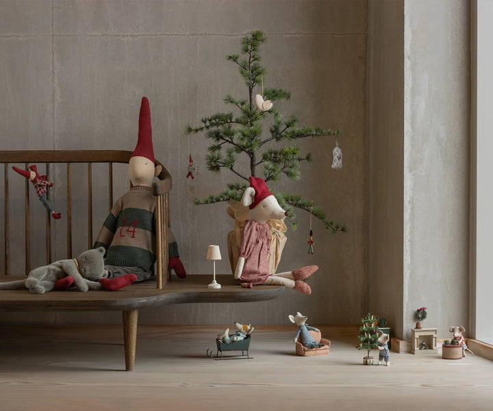 Maileg Christmas Mouse, Maxi - Girl