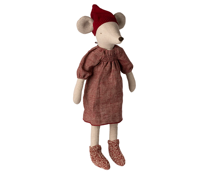 Maileg Christmas Mouse, Maxi - Girl