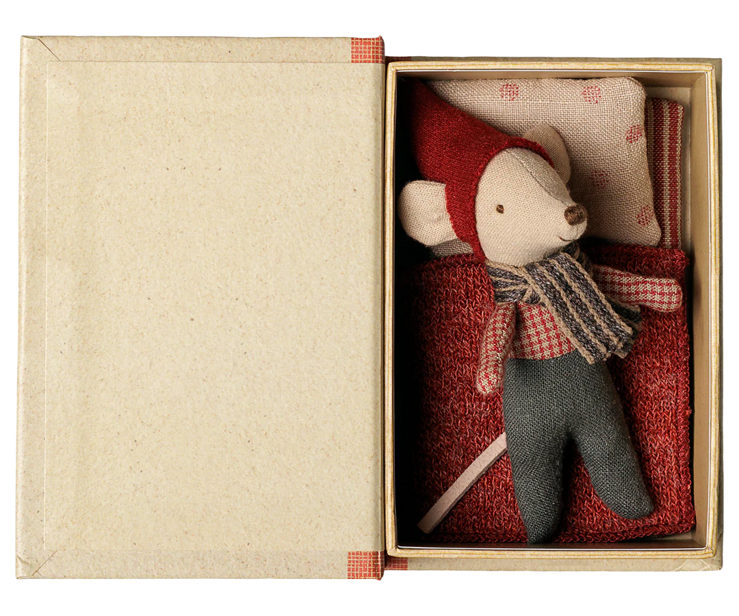 *Preorder* Maileg Christmas Mouse, Baby in Book (estimated arrival early September)