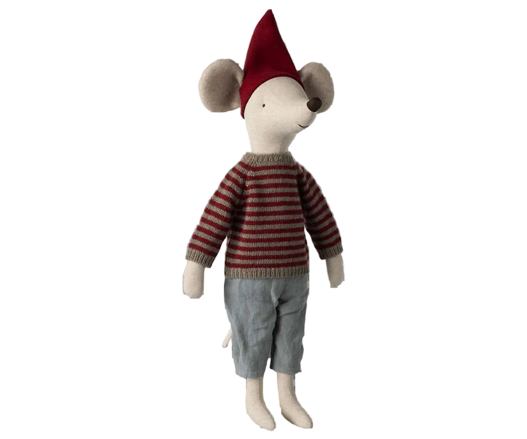 Maileg Christmas Mouse, Maxi - Boy
