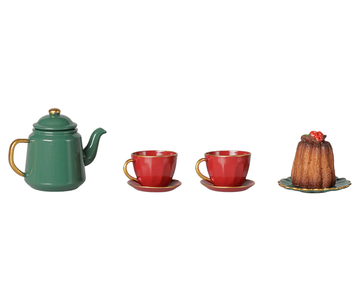 *Preorder* Maileg Christmas Tea Party, Mouse - Red/Green (estimated arrival early October)