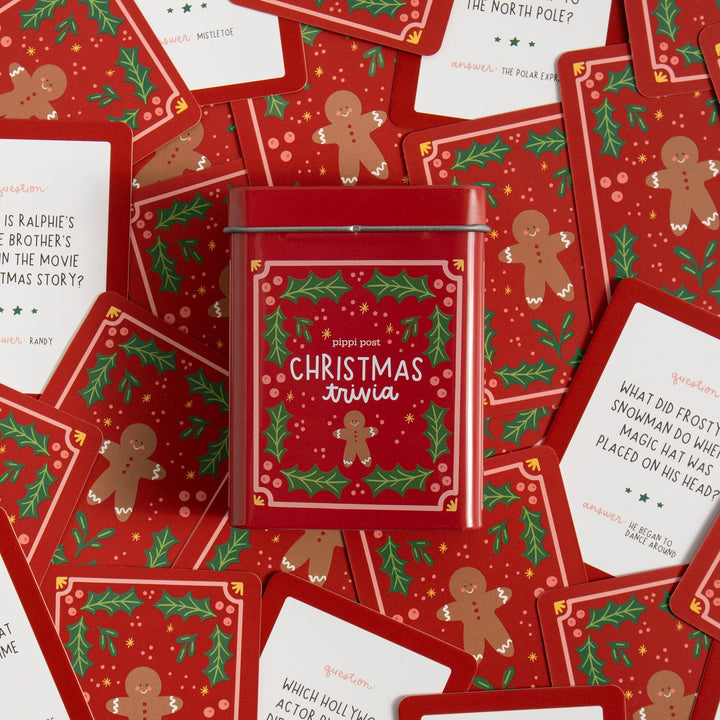 Christmas Trivia Deck of Cards in Tin