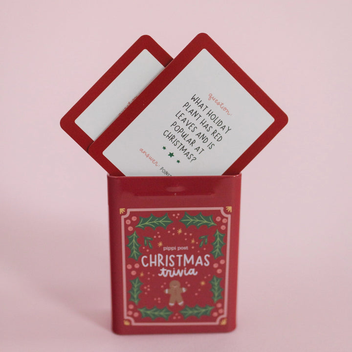 Christmas Trivia Deck of Cards in Tin