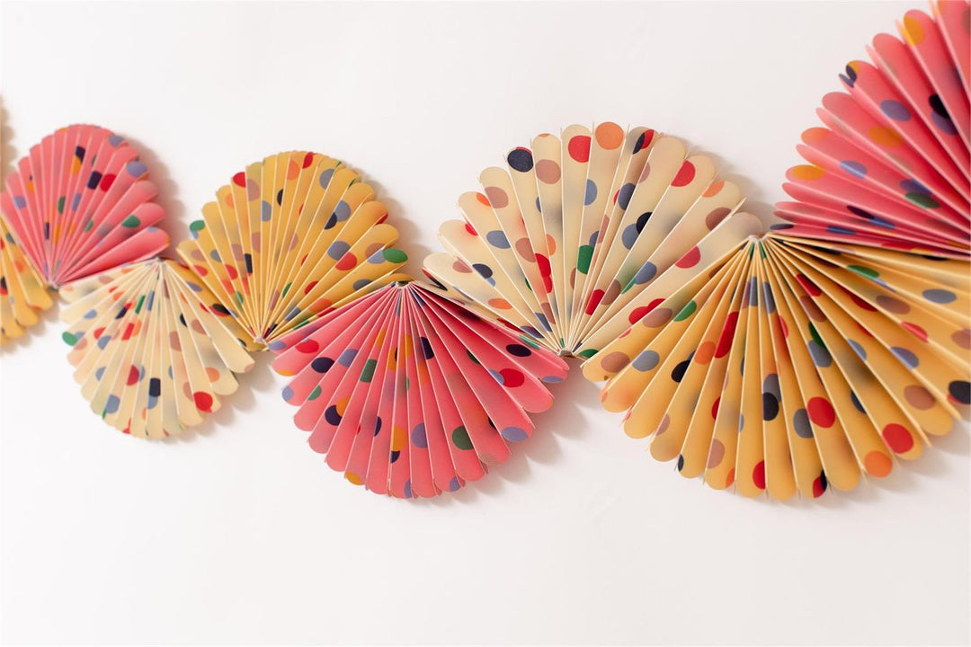 Garland, Premium Folded Paper - Confetti