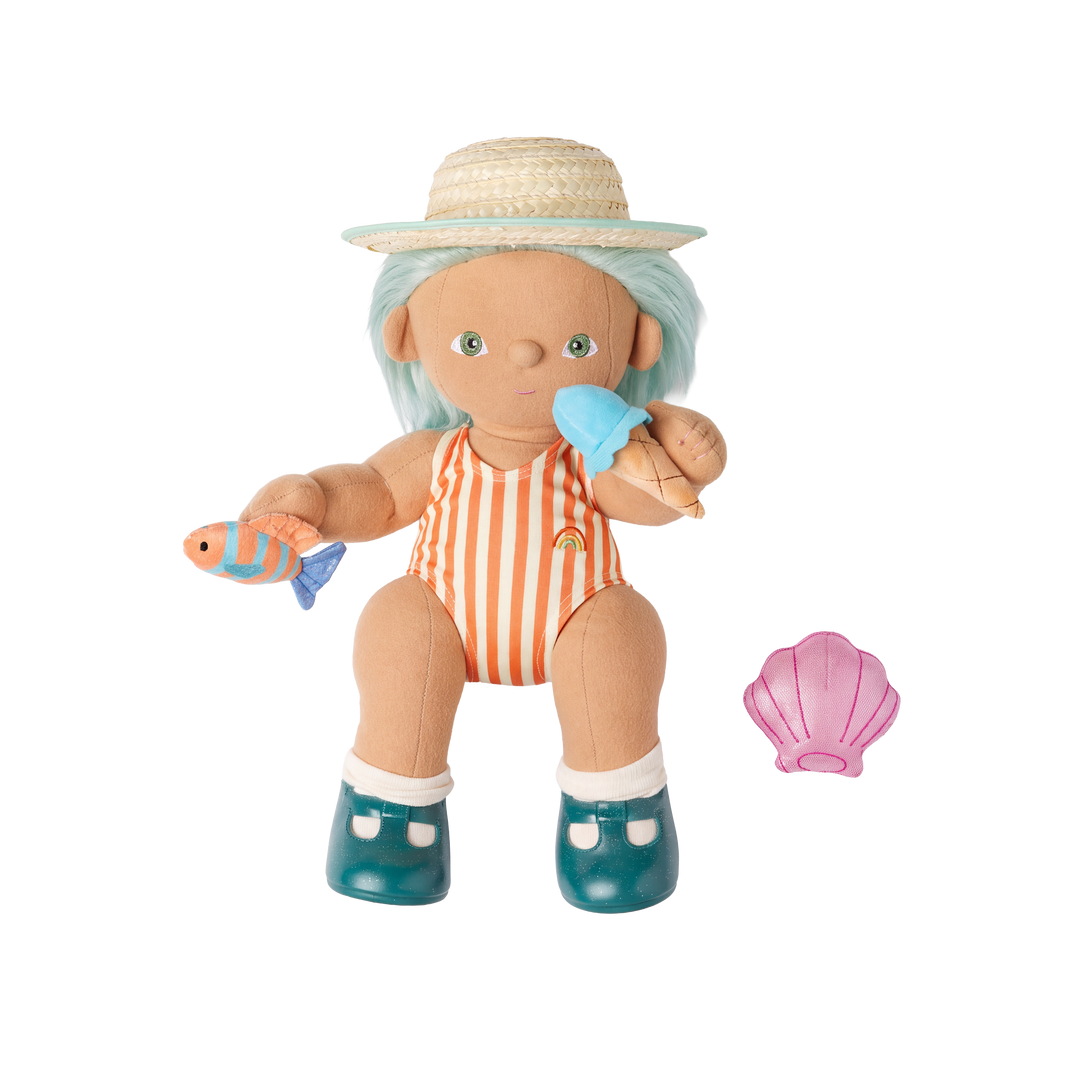 Boardwalk Beach Dress-Up Set ~ Dinkum Doll Seashell Shores Outfit Set