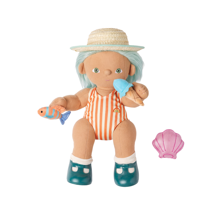 Boardwalk Beach Dress-Up Set ~ Dinkum Doll Seashell Shores Outfit Set