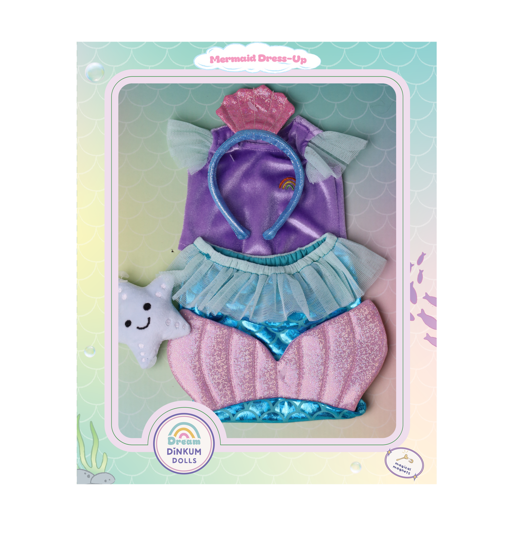 Mermaid Dress-Up Set ~ Seashell Shores Outfit Set
