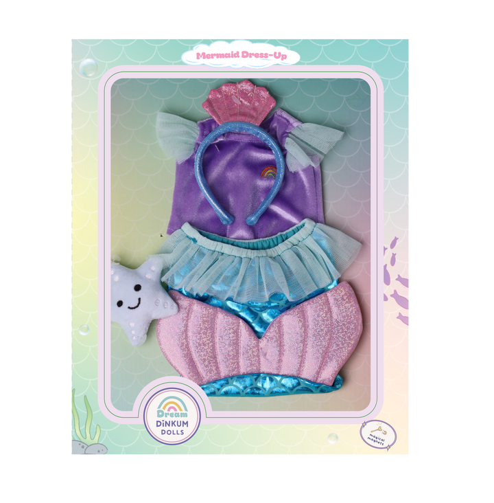 Mermaid Dress-Up Set ~ Seashell Shores Outfit Set