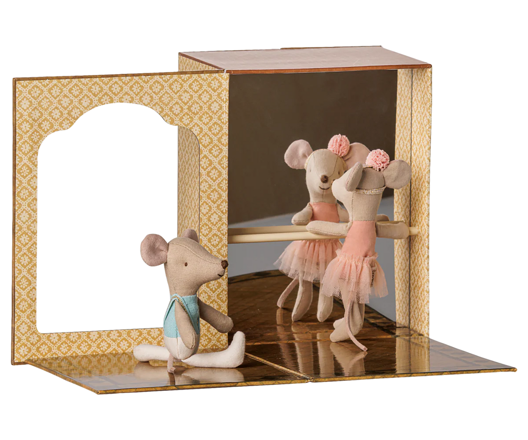 *Preorder* Maileg Ballet Mice in Dance Studio - Little Sister and Brother