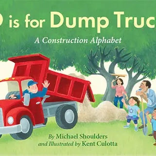 D is for Dump Truck Board Book