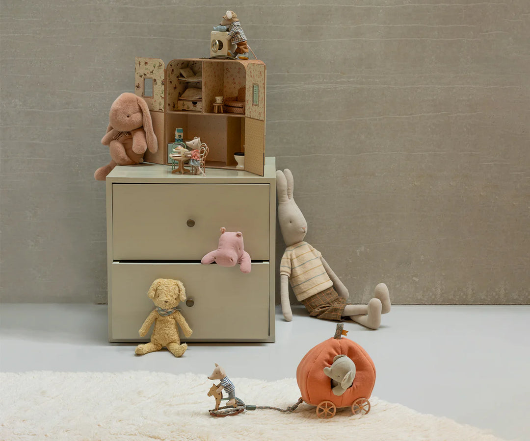 Safari Friends, Elephant, Mini - Iron Grey by Maileg