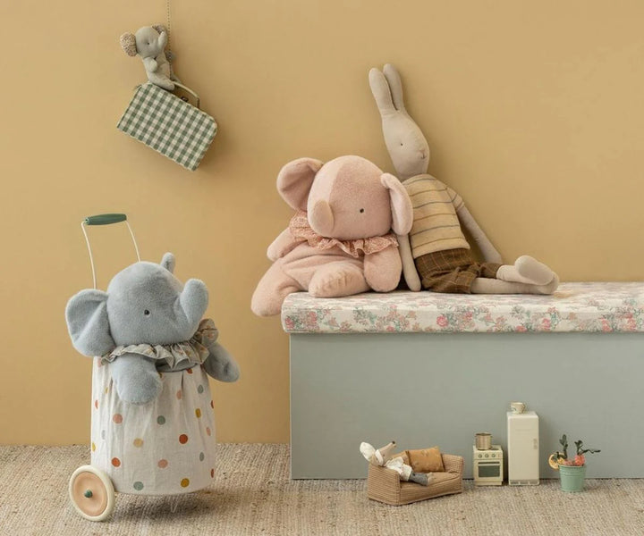 Safari Friends, Elephant, Mini - Iron Grey by Maileg