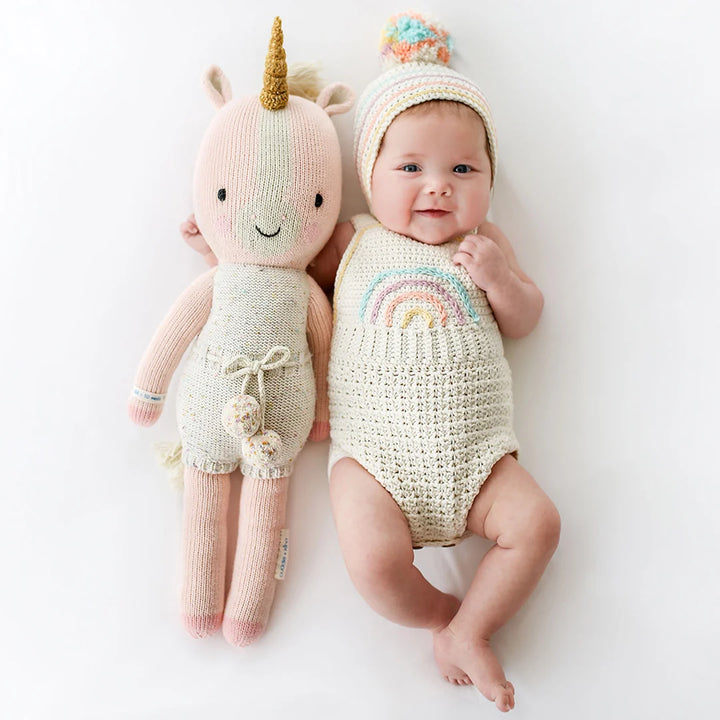 Little Ella the Unicorn by Cuddle+Kind: Handmade Dolls