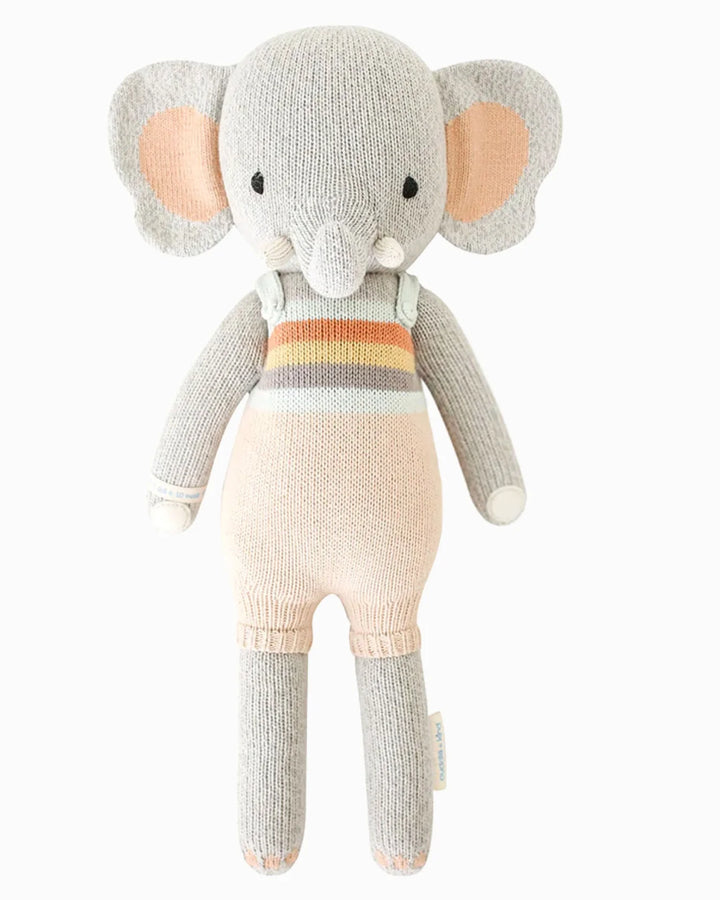 Little Evan the Elephant by Cuddle+Kind: Handmade Dolls