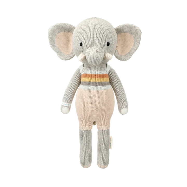 Little Evan the Elephant by Cuddle+Kind: Handmade Dolls