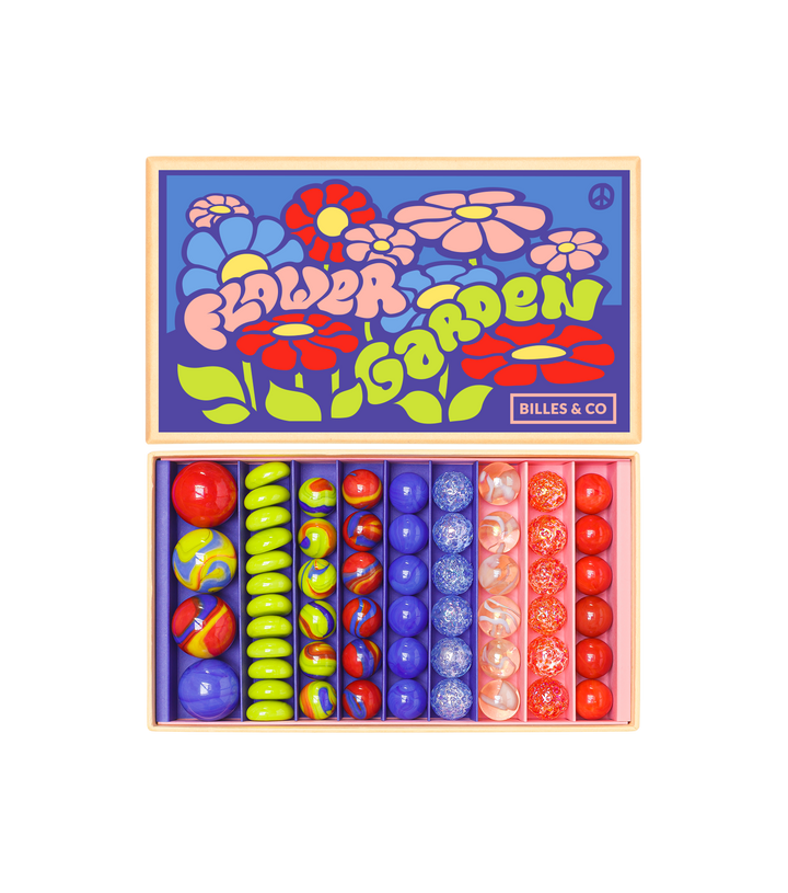 Flower Garden Marbles Treasure Box