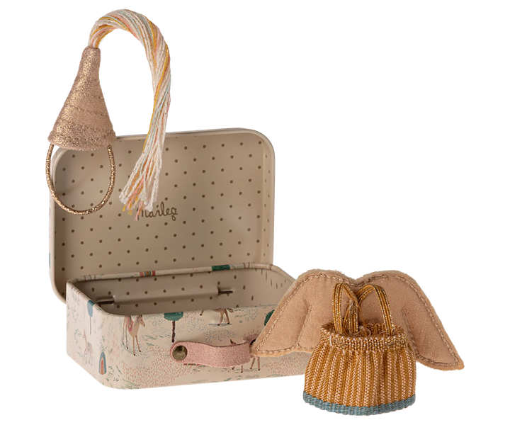 Fairy Clothes in Suitcase for Little Sister Maileg Mouse