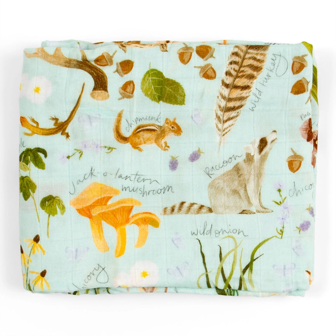 Flora &amp; Fauna Baby Swaddle