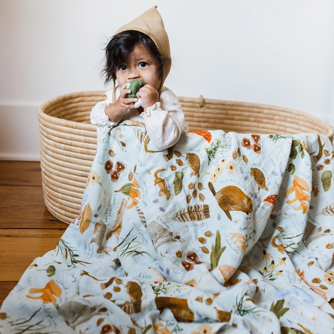 Flora &amp; Fauna Baby Swaddle