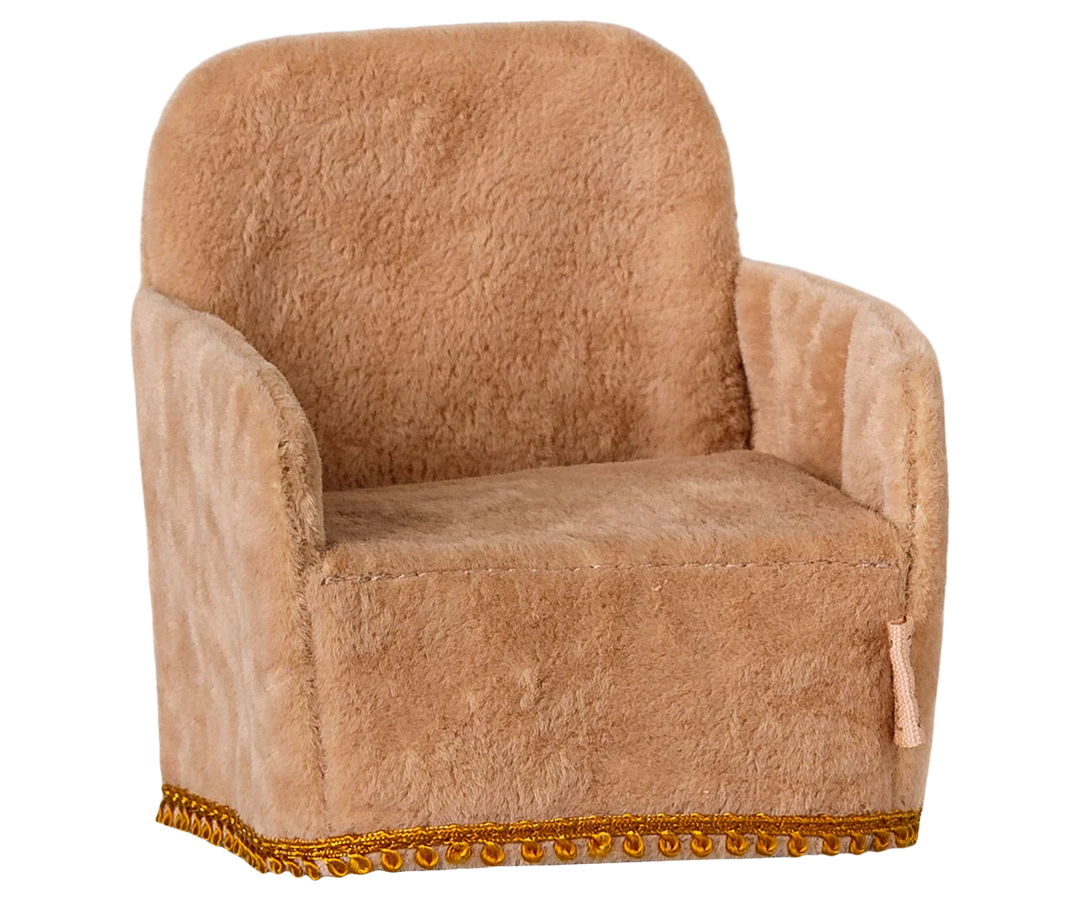 Maileg Folding Chair, Mouse - Powder