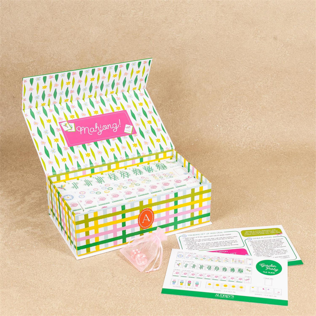 Garden Party Mahjong Tiles