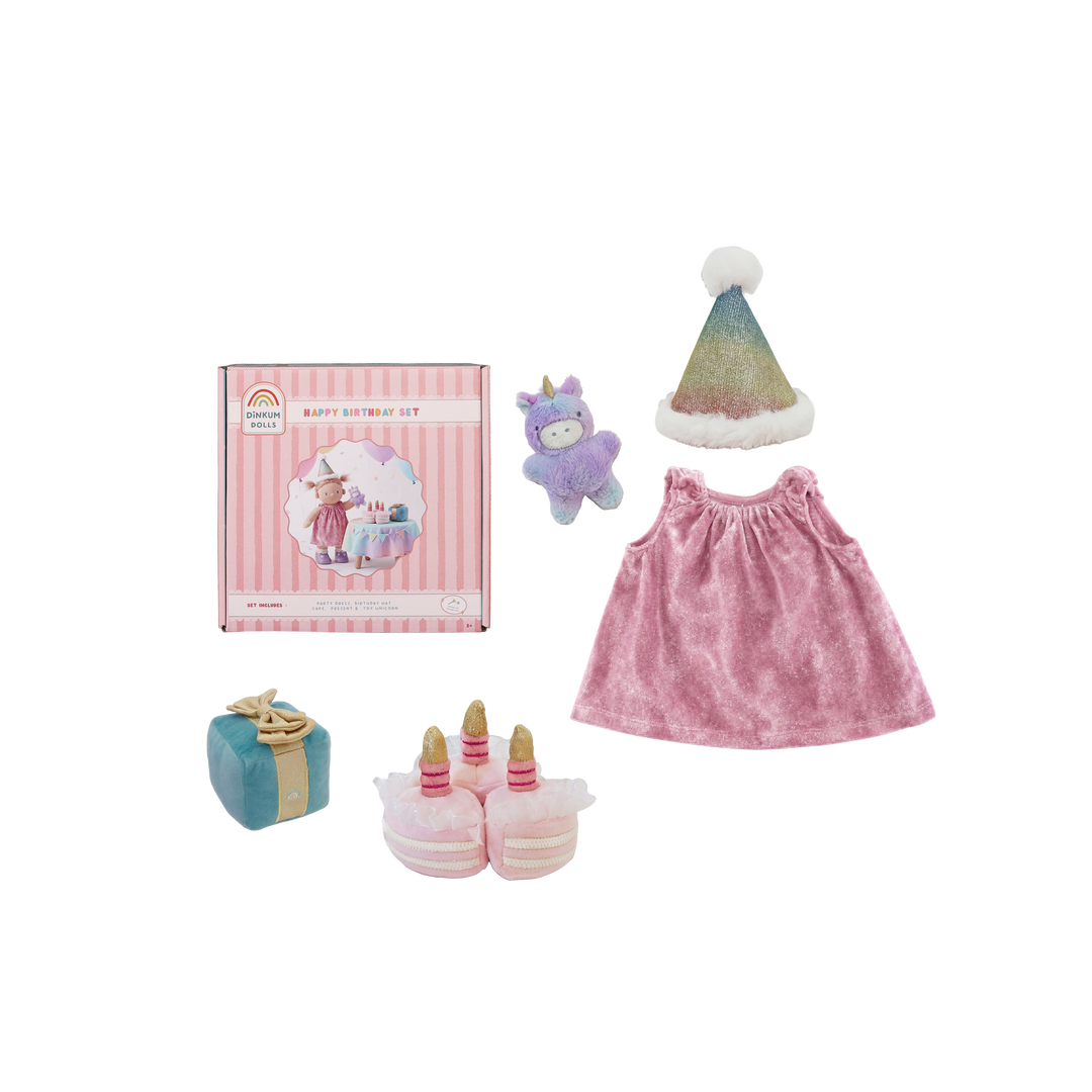 Dinkum Dolls Happy Birthday Set