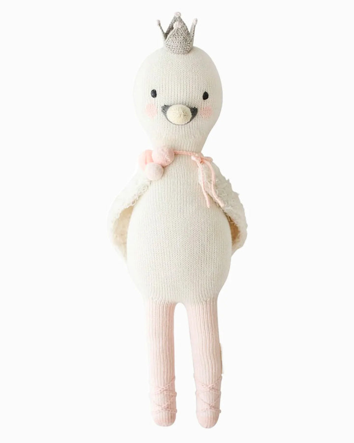 Little Harlow the Swan by Cuddle+Kind: Handmade Dolls
