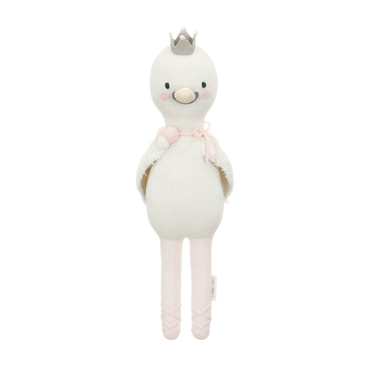 Little Harlow the Swan by Cuddle+Kind: Handmade Dolls