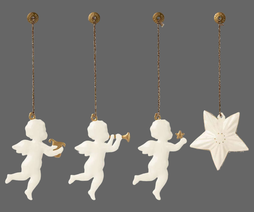 Maileg Metal Ornament Set, Holy Night