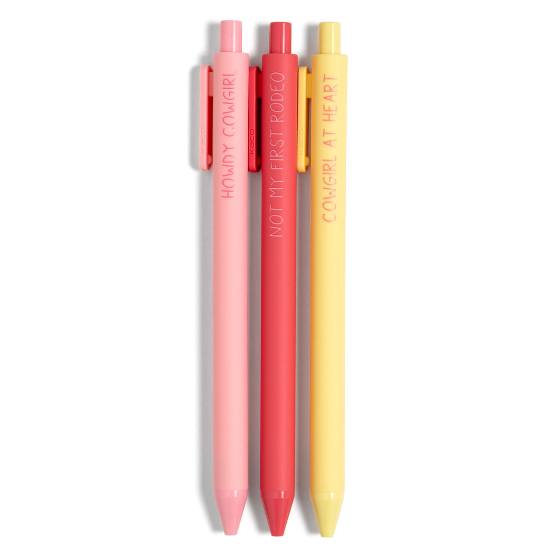Howdy Cowgirl Pen Set
