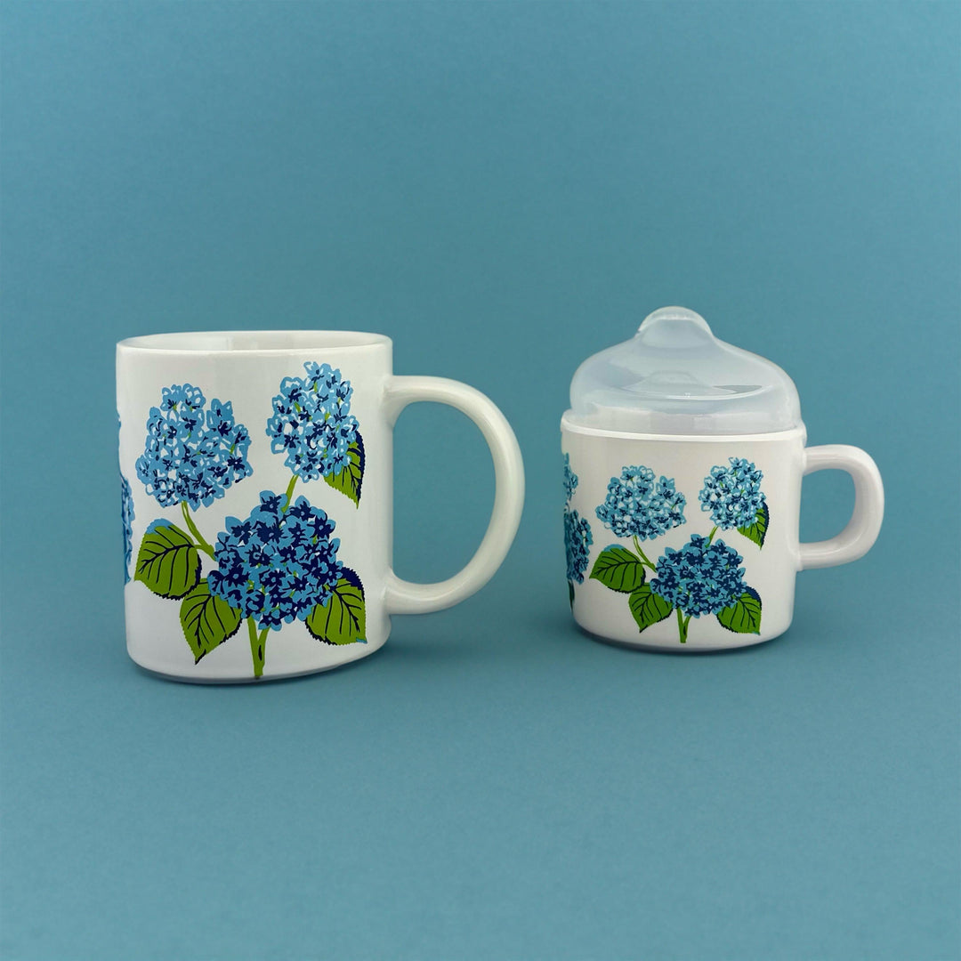 Mama &amp; Me Cup Set ~ Hydrangea