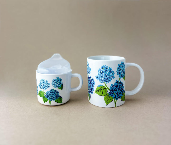 Mama &amp; Me Cup Set ~ Hydrangea