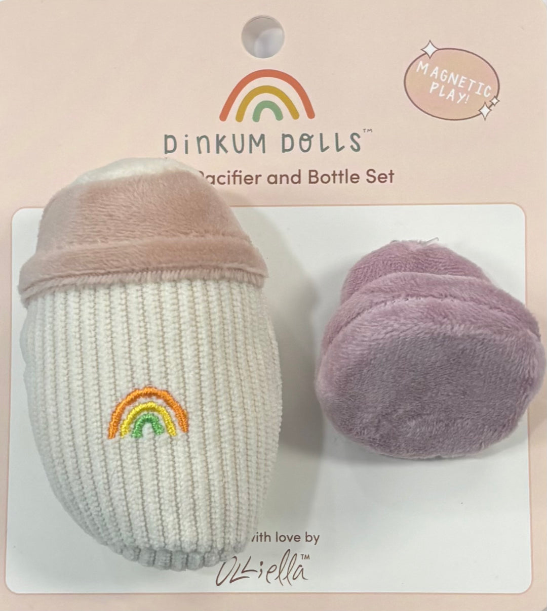 Dinkum Dolls Magnetic Bottle &amp; Pacifier Set