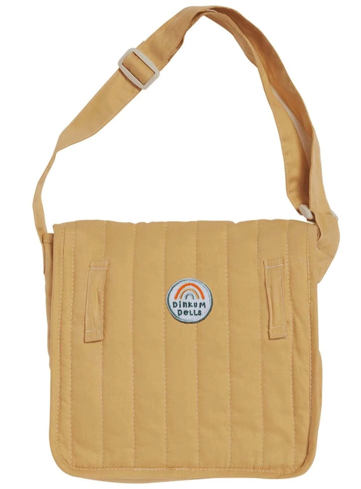 Olli Ella Dinkum Dolls Quilted Carrier - Honey