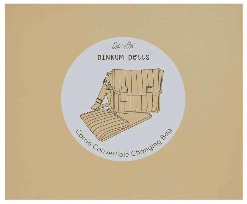 Olli Ella Dinkum Dolls Quilted Carrier - Honey