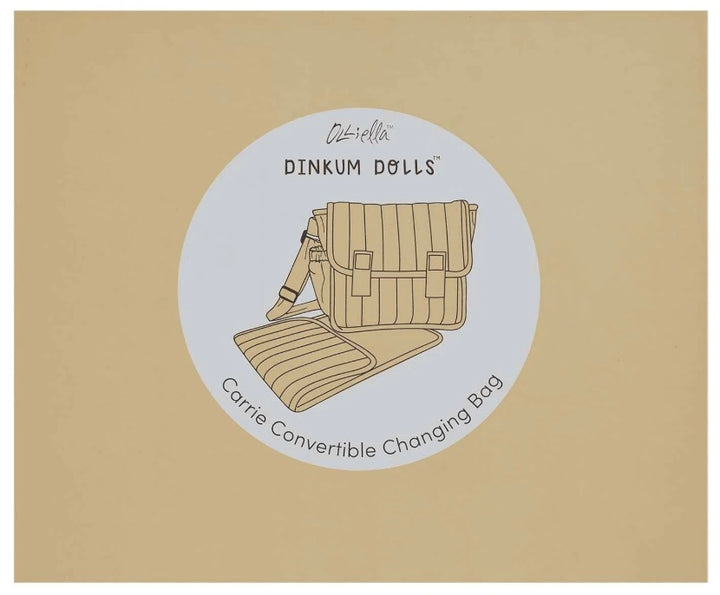 Olli Ella Dinkum Dolls Quilted Carrier - Honey