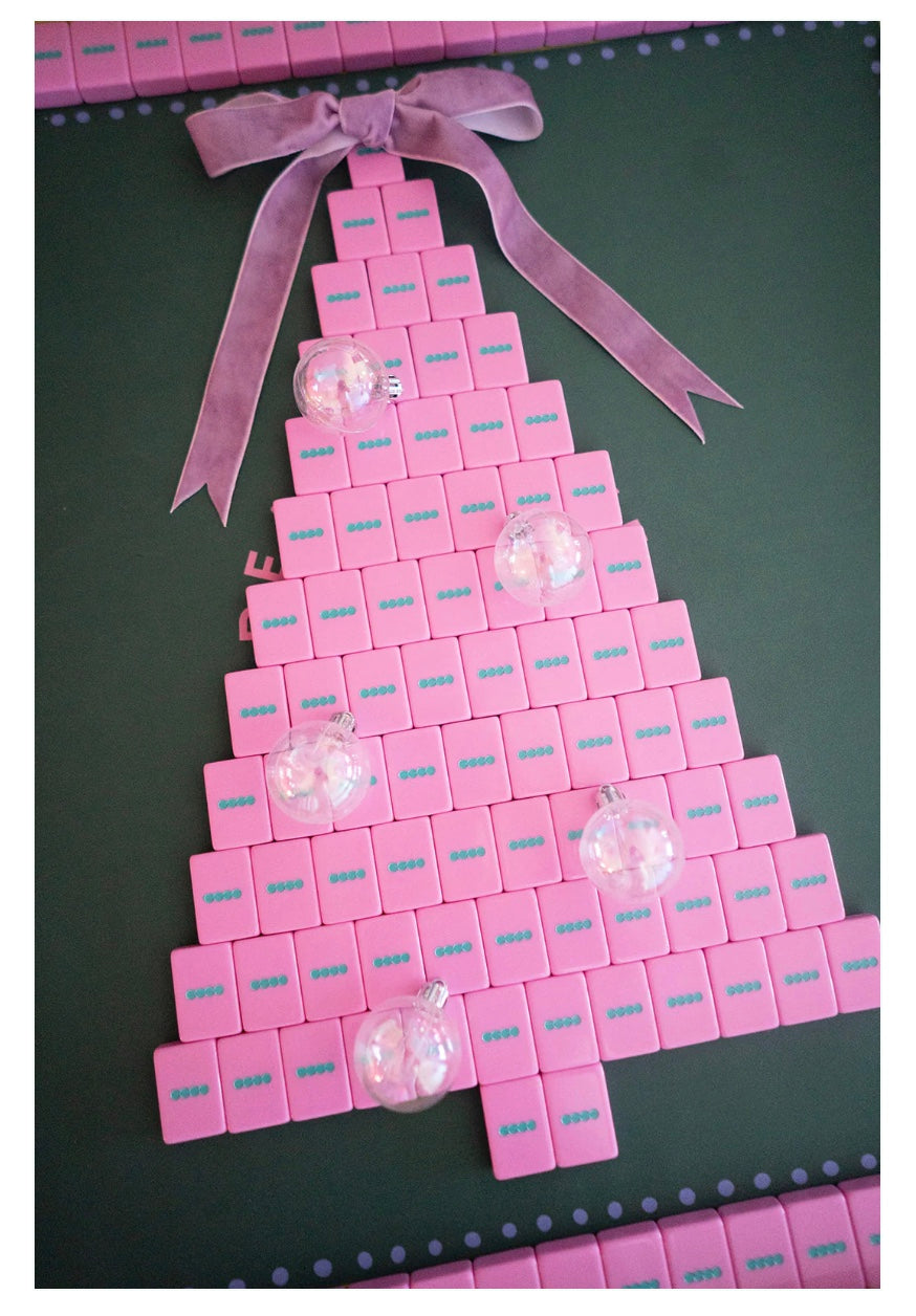 Mahjong Tiles - Pretty in Pink