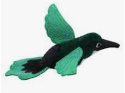 Hummingbird (Green) Finger Puppet