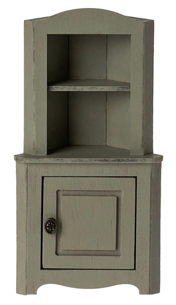 Maileg Mouse Corner Cabinet - light green