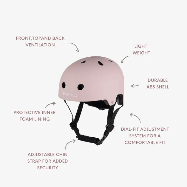 Bike Helmet by Banwood - dusty pink